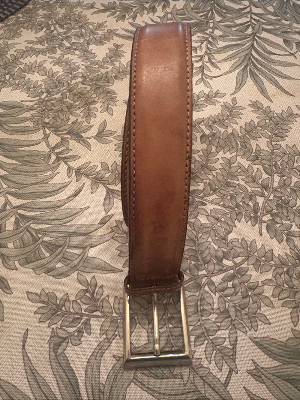 Magnanni Brown Leather Men's Belt